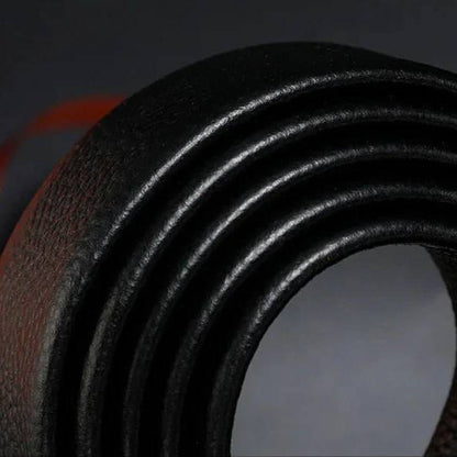 Men's Leather Auto-Buckle Belt